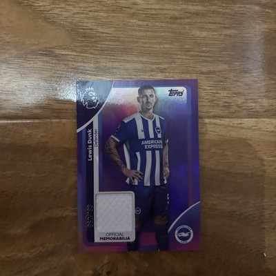 Lewis Dunk Player Worn Relic Patch 060/199 Purple Holo Topps Premier League 