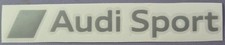 Audi Sport Aufkleber Silber