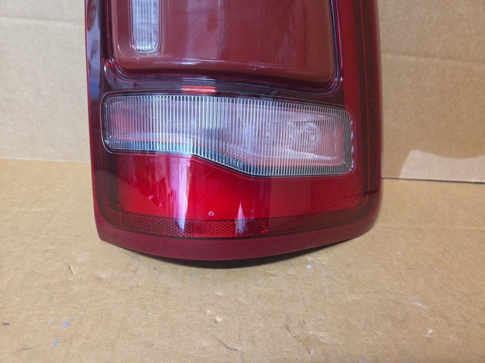 Left Driver Side Tail Light Assembly - LED - Chrome - Compatible with 2013 - 2018 Ram 1500 Laramie and Longhorn 2014 2015 2016 2017 2019 2020