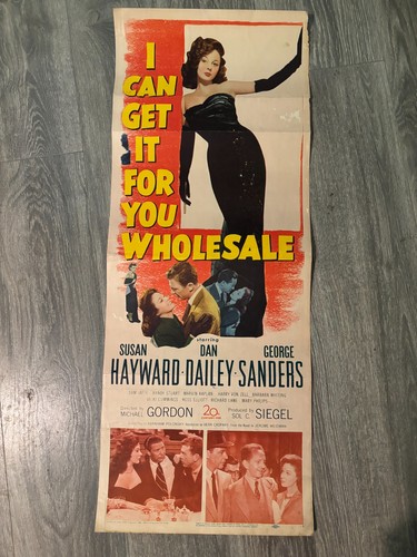I Can Get It For You Wholesale Original 1951 US 14/36 Insert Poster SusanHayward