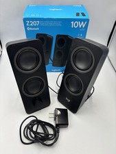 Logitech Z207 2.0 Stereo Computer Speakers with Bluetooth
