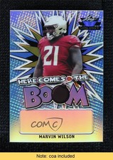 2021 Leaf Valiant Here Comes the Boom! 1/1 Marvin Wilson #HCB-MW1 1d0j