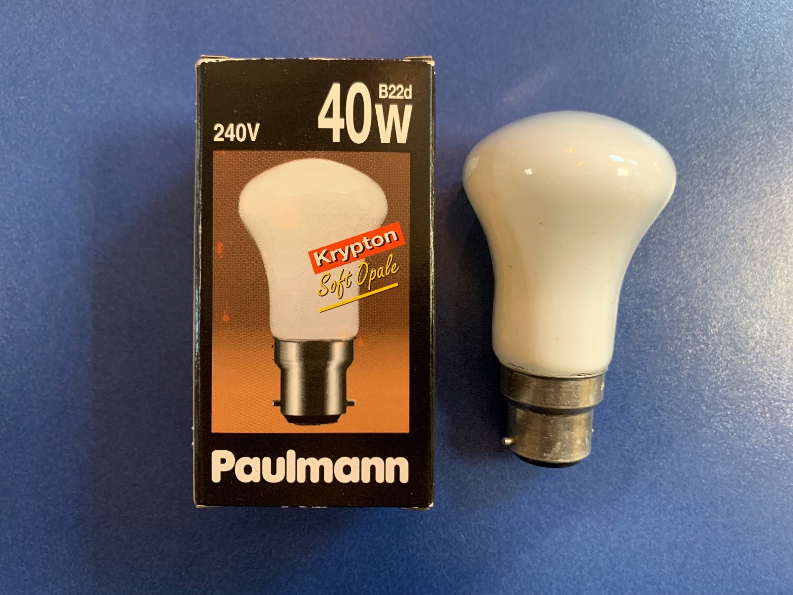 Paulmann Krypton Light Bulb 40W B22 Soft Opal White 240V NEW Krypton Lamp 433.41