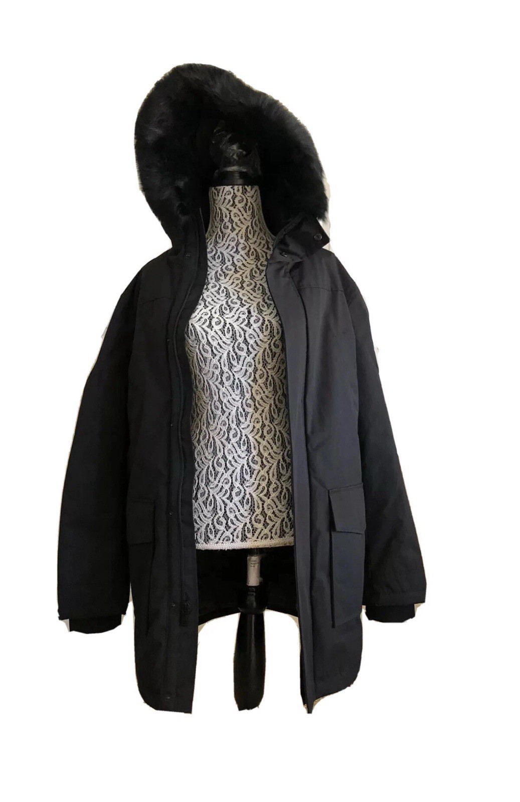 UGG MEN BUTTE PARKA BLACK 3-IN-1 WATERPROOF HOODED JACKET COAT WITH VEST SIZE L image 3
