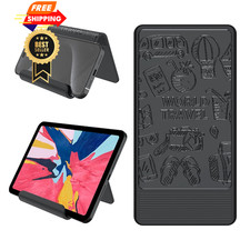Huogantom Airplane Phone Holder Mount, Travel Essentials Flexible Black