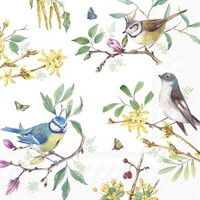 IHR Servietten Spring Story | Green | 33 X 33 Cm | 3 Lagig | 20 Servietten