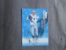 1999 SKYBOX AUTOGRAPHICS FOOTBALL CARD PATRICK JEFFERS PANTHERS