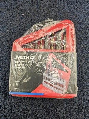 (10 PIECE) NEIKO 01925A Screw-Extractor And Left-Hand Drill-Bit