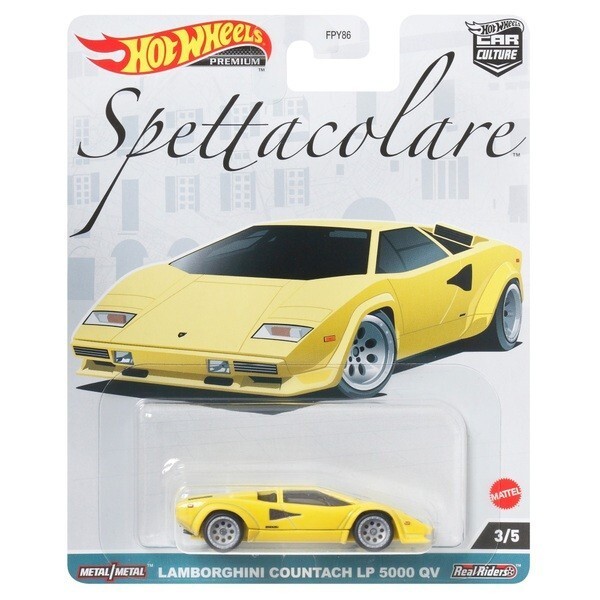Hot Wheels Premium Lamborghini Countach LP 5000 QV Spettacolare 1:64 Neu OVP-image