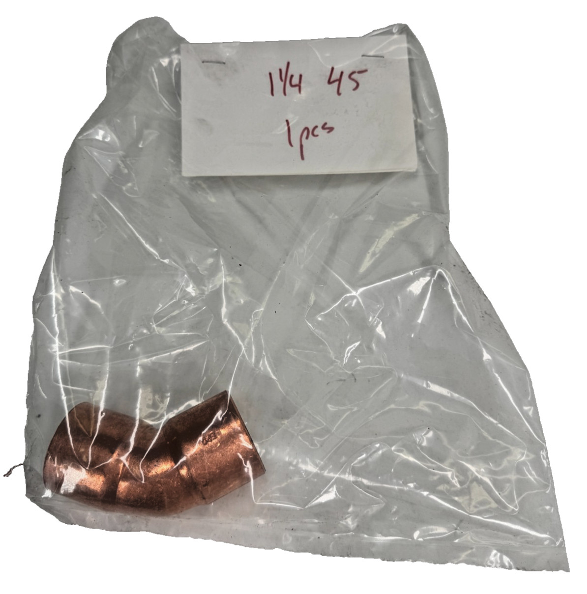 EPC 45-Degree Elbow 1-1/4" C x C CTS Solder Joint Copper Sweat Fitting