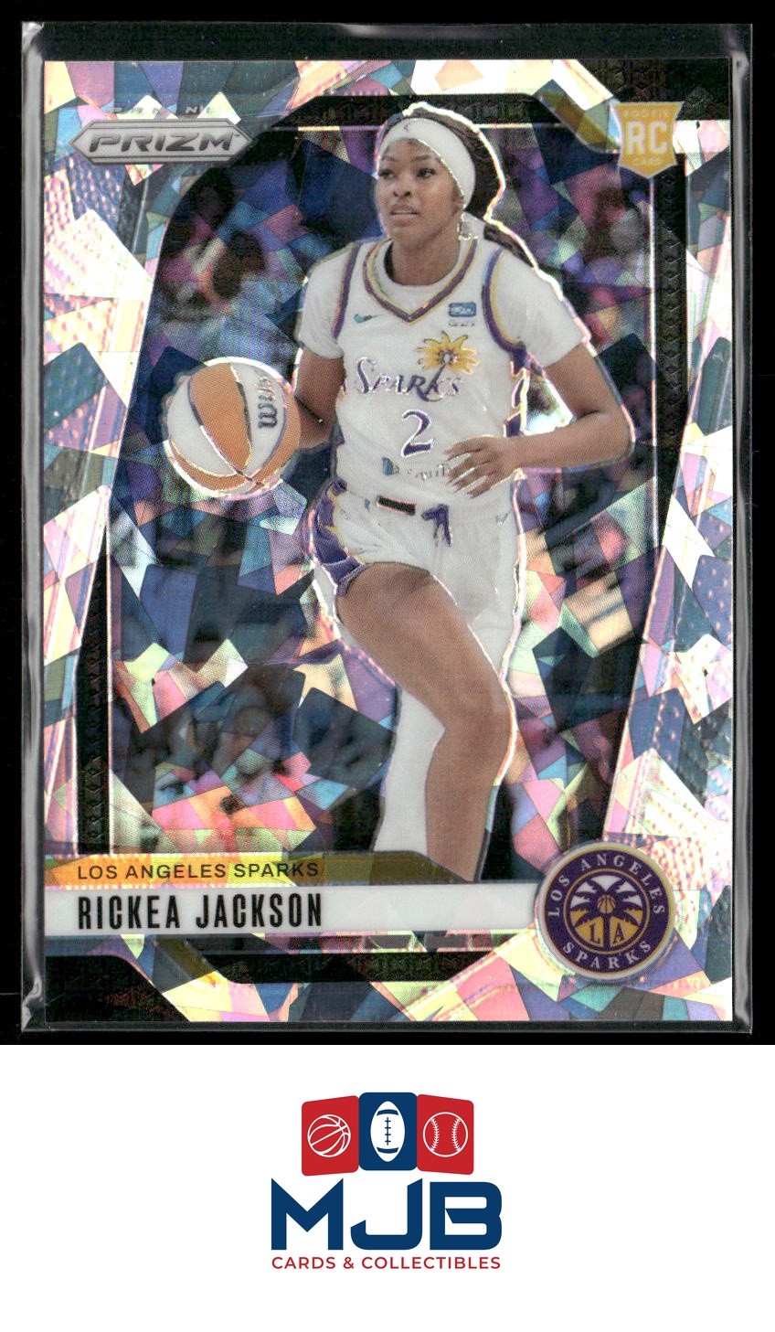 2024 Panini Prizm WNBA Rickea Jackson Ice Prizms Rookie #60