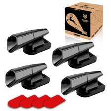 4 PCS Car Deer Whistles, Auto Deer Whistles Warning Devices Horn Silver A
