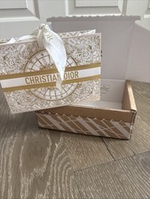 Dior Holiday 2024 Limited Edition Gift Bag Tissue Ribbon Box 7.5 x 5.5 New