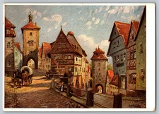 Postcard - Rothenburg O. T.- Plonlein Nach