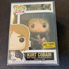 Funko Pop! Rocks Kurt Cobain Nirvana Hot Topic #66 Pink Guitar  New In Protector