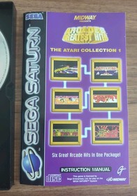Arcades Greatest Hits The Atari Collection 1 Sega Saturn PAL complete manual