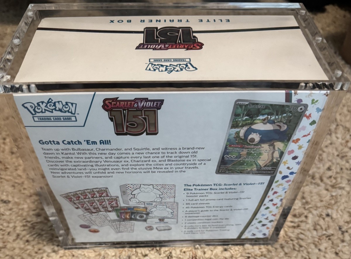 Pokémon TCG Scarlet & Violet 151 ETB Elite Trainer Box & Case
