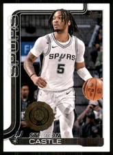 2025-26 Topps #197 Stephon Castle San Antonio Spurs 53854