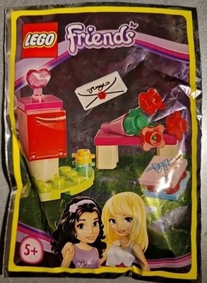 LEGO  Friends  Figur Briefkasten Brief Blume Polybag NEU OVP 561602