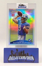 2009 Topps Chrome #TC210 Matthew Stafford Rookie Refractor RC Rams