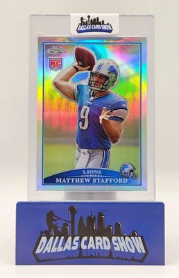 2009 Topps Chrome #TC210 Matthew Stafford Rookie Refractor RC Rams