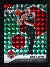 2020-21 Panini Mosaic FOTL Green Swirl Prizm 5/10 Enes Kanter #120 hs9