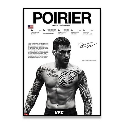 Dustin Poirier The Diamond UFC MMA Fighting Poster Druck Wandkunst Zimmer Bild