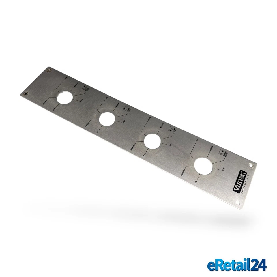 Panel de control de rango Viking VGSU101 PE040067 acero inoxidable/negro Foto 4 de 4