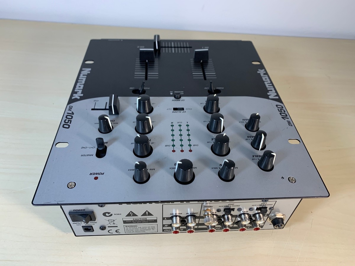 Numark DM1050 2 Channel 4 Input Audio DJ Mixer - for sale online 