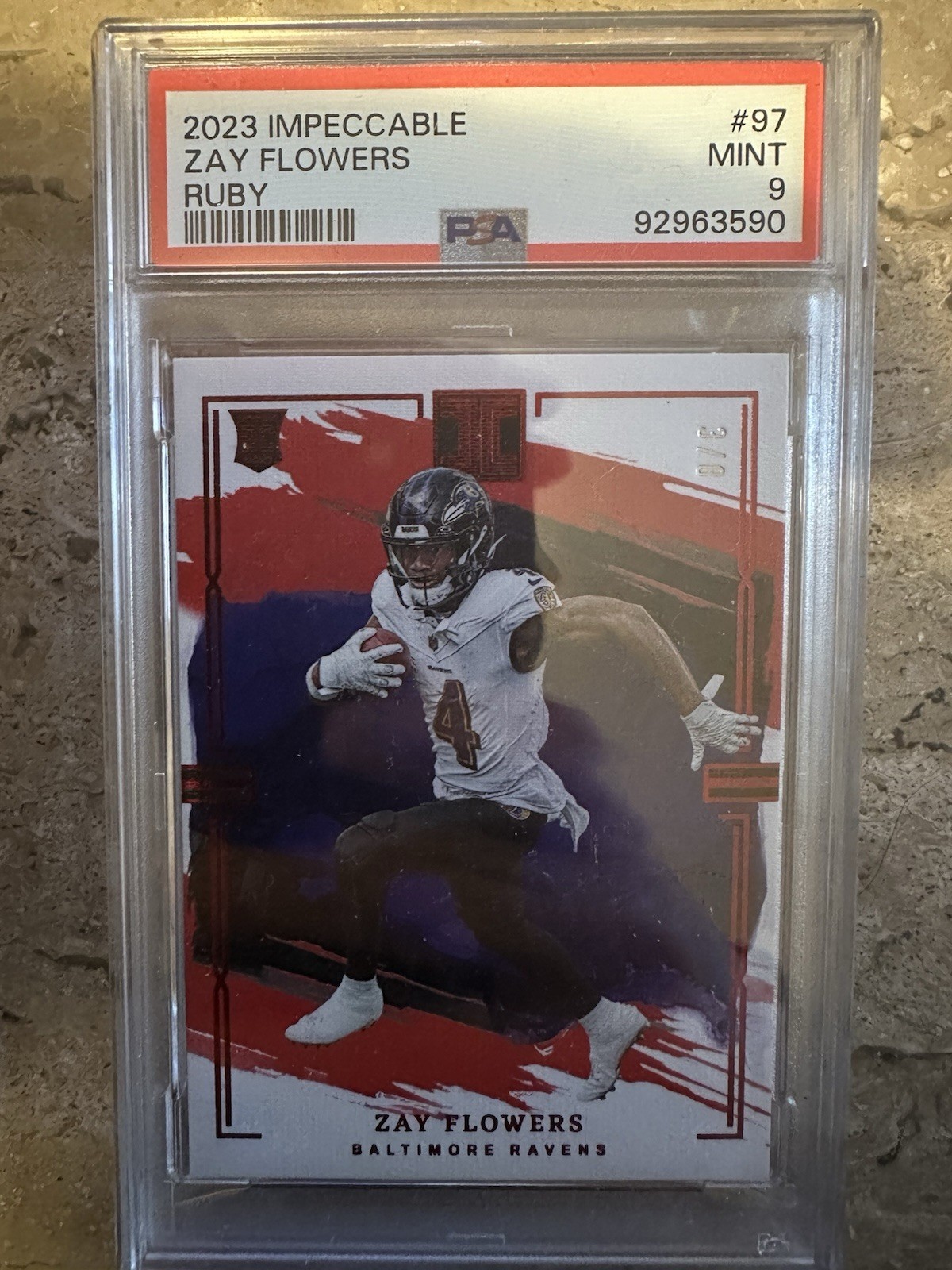 Zay Flowers Panini Impeccable #97 Ruby