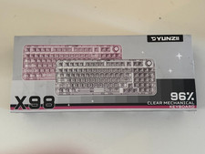 YUNZII X98 Clear 98-Key Wireless Mechanical Keyboard Built-In Battery English