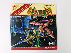 PC Engine Dragon Saber HuCard Game with Case and Manual Tested