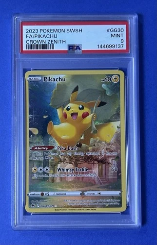 2023 Pokémon SWSH FA/Pikachu Crown Zenith #GG30 PSA 9 MINT