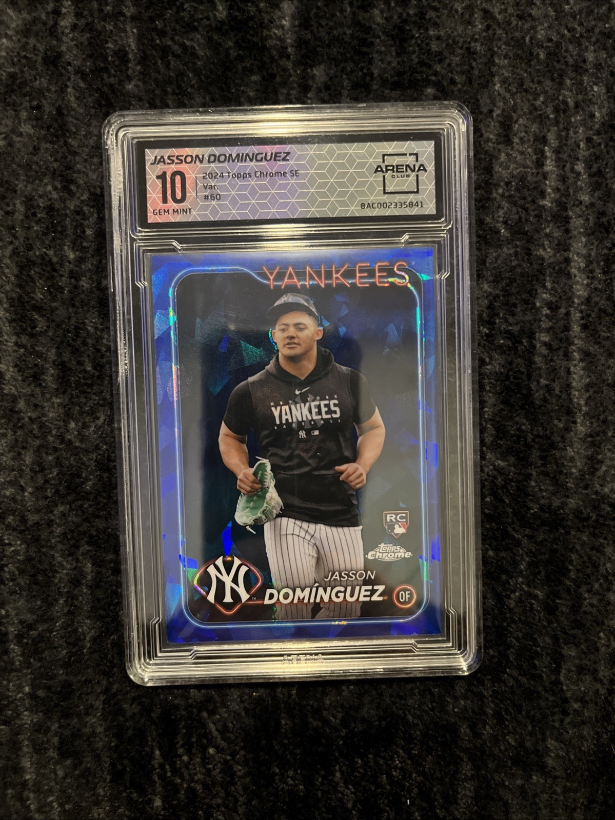 2024 Topps Chrome Sapphire Edition Image Variation Jasson Dominguez #60 Arena 10