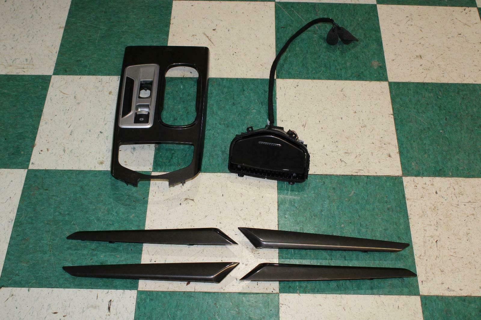 14-17 GHIBLI Grey LH RH Front Rear Door Panel Inserts Shifter Trim Set OEM WTY