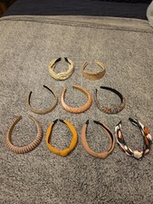 Lot Of 9 Different Head Bands Unqiue Mix Brands