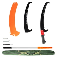 26FT Tree Pruning Saw, Telescopic Manual Lightweight Extendable Pole Saw
