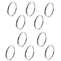 Satz Schneckenklemmen W2 Ø200-220 Mm, Breite 12 Mm, 10 StüCk - Edelstahl