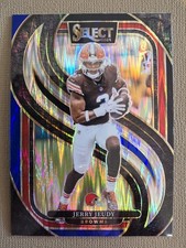 2024 Select Jerry Jeudy Premier Level #169 Blue Shock Prizm -Browns 🏈