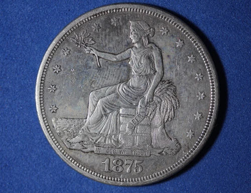 1875-S Trade Silver Dollar #P29861