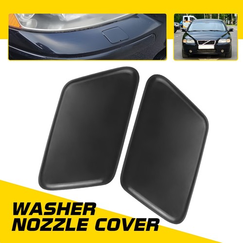 39793953 Headlight Washer Jet Spray Cover Pair Front Left Right Fit Volvo S60 ...