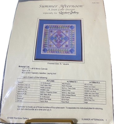 Summer Afternoon A Joan Lohr Design Especially For Rainbow Gallery Code: SAC