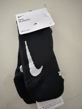 Nike Multiplier No Show Socks- 2 Pair- White Or Black- Pick One- NWT