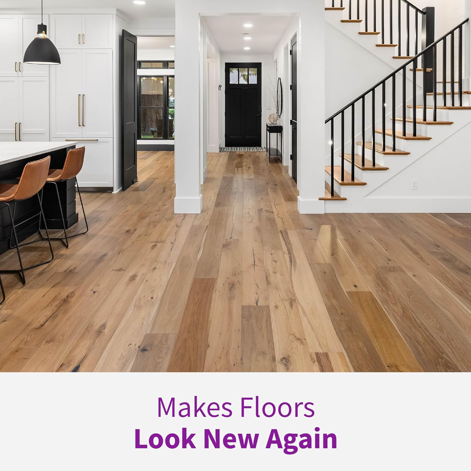 Professional Wood Floor Restorer and Polish with Durable Finish Easy Mop on Appl