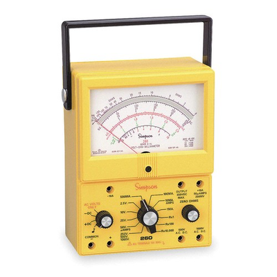 #ad SIMPSON ELECTRIC 260 8XPI Analog Multimeter1000V10A20M Ohms 1TC62 $826.22