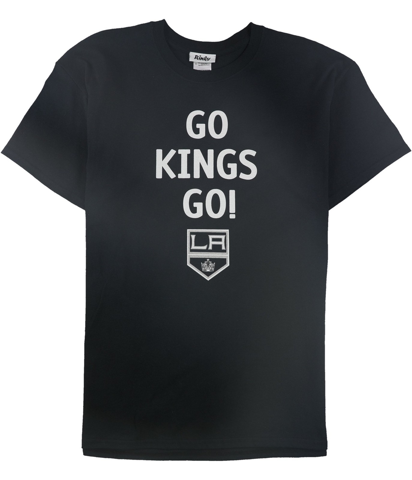 Стильная мужская футболка Go Kings Go с графическим принтом, черная, L