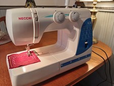 Necchi Sewing Machine With Foot Pedal And Dust Cover In Working Order.