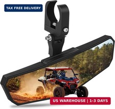ZIDIYORUO UTV Rear View Mirror, Adjustable SXS RZR Center Rearview Mirror with A
