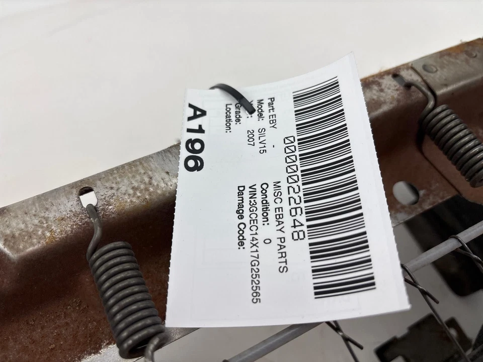 2003-2007 Chevrolet Silverado 1500 Front Left Lower Seat Track Frame OEM - Image 3 of 4