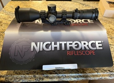 Nightforce NX8 2.5-20x50 F1 Rifle Scope Tremor 3 with Reptilia POF Mount